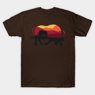 Ox on sunset lawn T-Shirt